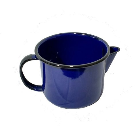 Caneca esmaltada c/bico 1 litro - Azul escuro