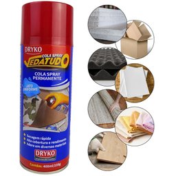 Kit com 4 Sprays Cola Vedatudo Dryko 400ml - 3