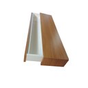 Ver imagem 5 de Aparador Suspenso com Duas Gavetas Freijó 67x20x10