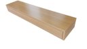 Ver imagem 2 de Aparador Suspenso com Duas Gavetas MDF 70x20x10cm Freijó