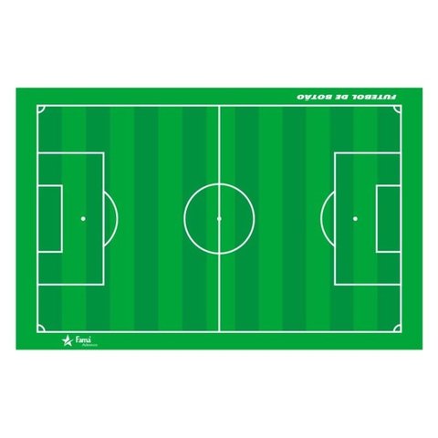 Adesivo Campo de Futebol de Botão para Mesa