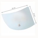 Ver imagem 1 de Plafon Sobrepor Quadrado 529 25cm Pantoja & Carmona