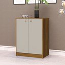 Ver imagem 2 de Balcão Office Multiuso Organizador Funcional Freijó Off White