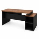 Ver imagem 5 de Mesa de Escritório Executiva Diretor 165x70cm com Armário e Gaveta com Fechadura
