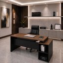 Ver imagem 4 de Mesa de Escritório Executiva Diretor 165x70cm com Armário e Gaveta com Fechadura