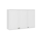 Ver imagem 1 de Armário Aéreo para Cozinha com 3 Portas e 5 Nichos 1,2 M Cor:branco