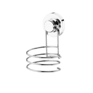 Suporte Porta Secador de Cabelo de Parede Ventosa Banheiro:cromado