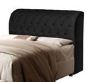 Ver imagem 5 de Cabeceira Estofada Preto para Cama Box Queen 160cm Capitone com Baú Organizador