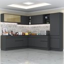 Ver imagem 1 de Armário De Cozinha Completa De Canto Mp2100.895 Preto