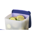 Ver imagem 2 de Kit Jeitoso 800ml com 4 Peças Translúcido Tampa Azul Tupperware