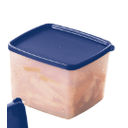 Ver imagem 4 de Kit Jeitoso 800ml com 4 Peças Translúcido Tampa Azul Tupperware