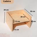 Ver imagem 6 de Banco Criativo Infantil Cadeira de Madeira - Montessori