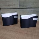 Ver imagem 7 de Kit 36 Porta Guardanapo Médio 14cm Suporte Guardanapo Mesa Restaurante Bar Brinox Preto