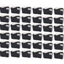 Ver imagem 1 de Kit 36 Porta Guardanapo Médio 14cm Suporte Guardanapo Mesa Restaurante Bar Brinox Preto