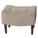 Ver imagem 1 de Puff Decorativo Sandy - Veludo Bege