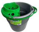 Ver imagem 2 de Balde Plastico com Espremedor 09 Litros Brilhus Bettanin