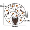 Painel De Arvore Mandala Com Vaso Em Ferro Rustico Decorativo Para Sala Libertas Rosas Artesanato Ro - 7