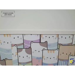 Moldura Painel Ripado Eva Autocolante Liso 2,5cmx5mm 20 Mts - Branco - 4