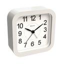 Ver imagem 1 de Relógio Despertador Quartz Herweg Silencioso Luz 2644 Branco - Branco