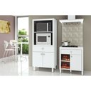Ver imagem 4 de Paneleiro de Cozinha BL-3305 c/ 2 Portas e 1 Gaveta (1 Forno) 68cm Branco - Tecno Mobili