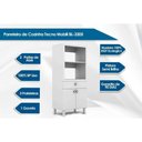 Ver imagem 2 de Paneleiro de Cozinha BL-3305 c/ 2 Portas e 1 Gaveta (1 Forno) 68cm Branco - Tecno Mobili