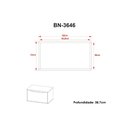 Ver imagem 5 de Conjunto de Banheiro Balcão Suspenso Bn3646 e Balcão C/ Rodízios Bn3647 60cm e Armário C/