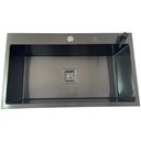 Ver imagem 2 de Cuba Gourmet Slim Max Preta de Aço Inox 78x43cm com Acessórios - Cub-015 - Stillus Home
