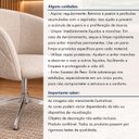 Ver mais imagens de Poltrona Giratória Linho Premium Base Alumínio Maya