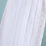 Mosquiteiro Voil Branco com Renda para Dossel - 2