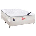 Ver imagem 1 de Cama Box Casal: Colchão Molas Ensacadas Castor Pocket Gold Star Vitagel SLX + Base CRC Courano