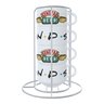 Torre com 4 Xícaras 150ml Central Perk Friends - 4