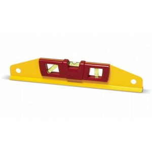 Nivel Trapezoidal De Aluminio 12" Com 3 Bolhas 1 De Prumo, 1 De Nivel E 1 De 45°