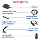 Ver imagem 6 de Inversor para Solda - STIG200ALU-220 Volts - INTECH MACHINE