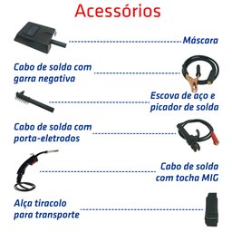 Inversor para Solda - STIG200ALU-220 Volts - INTECH MACHINE - 6