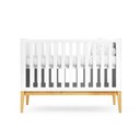 Ver imagem 4 de Quarto De Bebê Retrô Berço E Cômoda Amor Perfeito Cor Branco