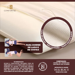 Kit2 Travesseiro Grande Antialérgico Viscoelástico Nasa 10cm - 4