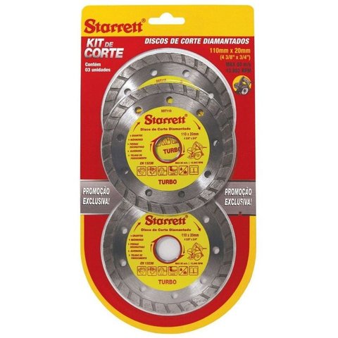 Disco de Corte Diamantado Segmentado 110mm