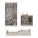 Ver imagem 5 de Quarto Infantil Completo com Minicama Montessoriana Pirulito Multimóveis MP4889 Off White