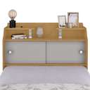 Ver imagem 3 de Cabeceira Gael Solteiro Naturalle Off White