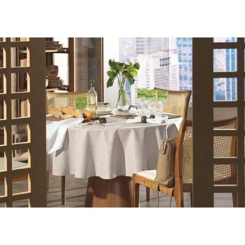 Toalha de Mesa Sempre Limpa Faenza 1.60x2.20M 6 Lugares Karsten Nozmoscada