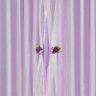 Cortina Clara para Varão Tecido Micro Fibra e Voal com Pingentes 2,00 x 1,70 Metros - Lilás - 2
