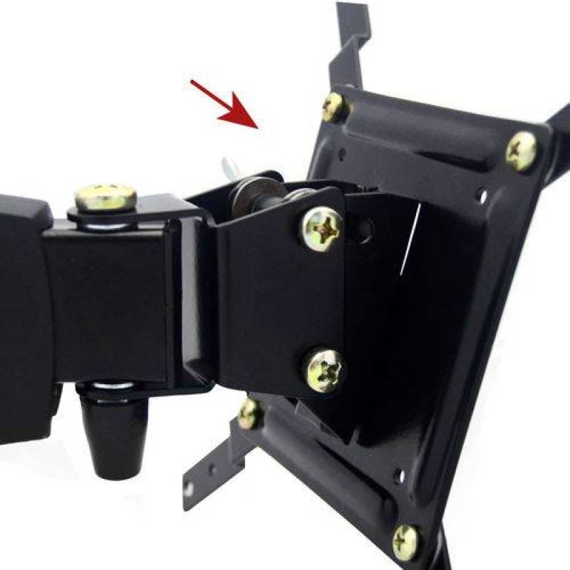 Suporte Sbrp 231 Articulado 3 Movimentos para TV 10 a 37 Polegadas + Suporte para Conversor - Brasforma - 4