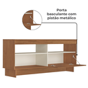 Ver imagem 5 de Rack Bancada Tv 65 Pol 160 Cm 1p Basculante Cinamomo Off White Arly
