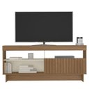 Ver imagem 1 de Rack Bancada Tv 65 Pol 160 Cm 1p Basculante Cinamomo Off White Arly