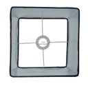 Ver imagem 3 de Cupula de Abajur 30x30x30cm Quadrado Tecido Algodão Soquete Importado Ref 57