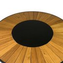 Ver imagem 6 de Conjunto de Mesa Jantar 1,80m Zurick Madeira Pétalas 8 Poltronas Amélia Tela Sling e Alumínio