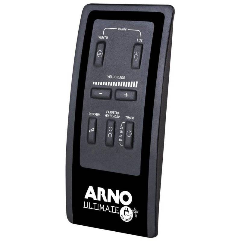 Ventilador de Teto Arno Ultimate com Controle Remoto, 150W, 3 Pás e 6 Velocidades Branco Vx10 - 220V - 5