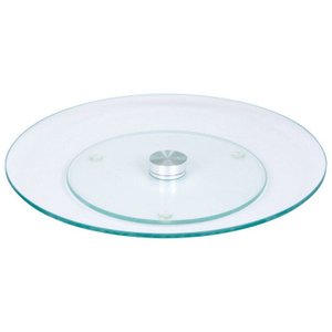 Prato Giratório em Vidro Transparente Temperado - 30cm - Wincy