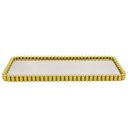 Ver imagem 1 de Bandeja Decorativa 30 Cm X 12 Cm X 1,5 Cm Fwb: Dourado