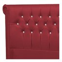 Ver imagem 3 de Cabeceira Solteiro Brescia P04 100 Cm Suede Vermelho Tca 53